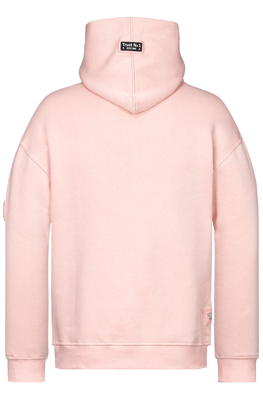 Hoher Kragen Oversize Hoodie