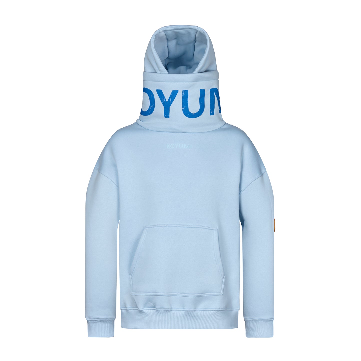 Hoher Kragen Oversize Hoodie