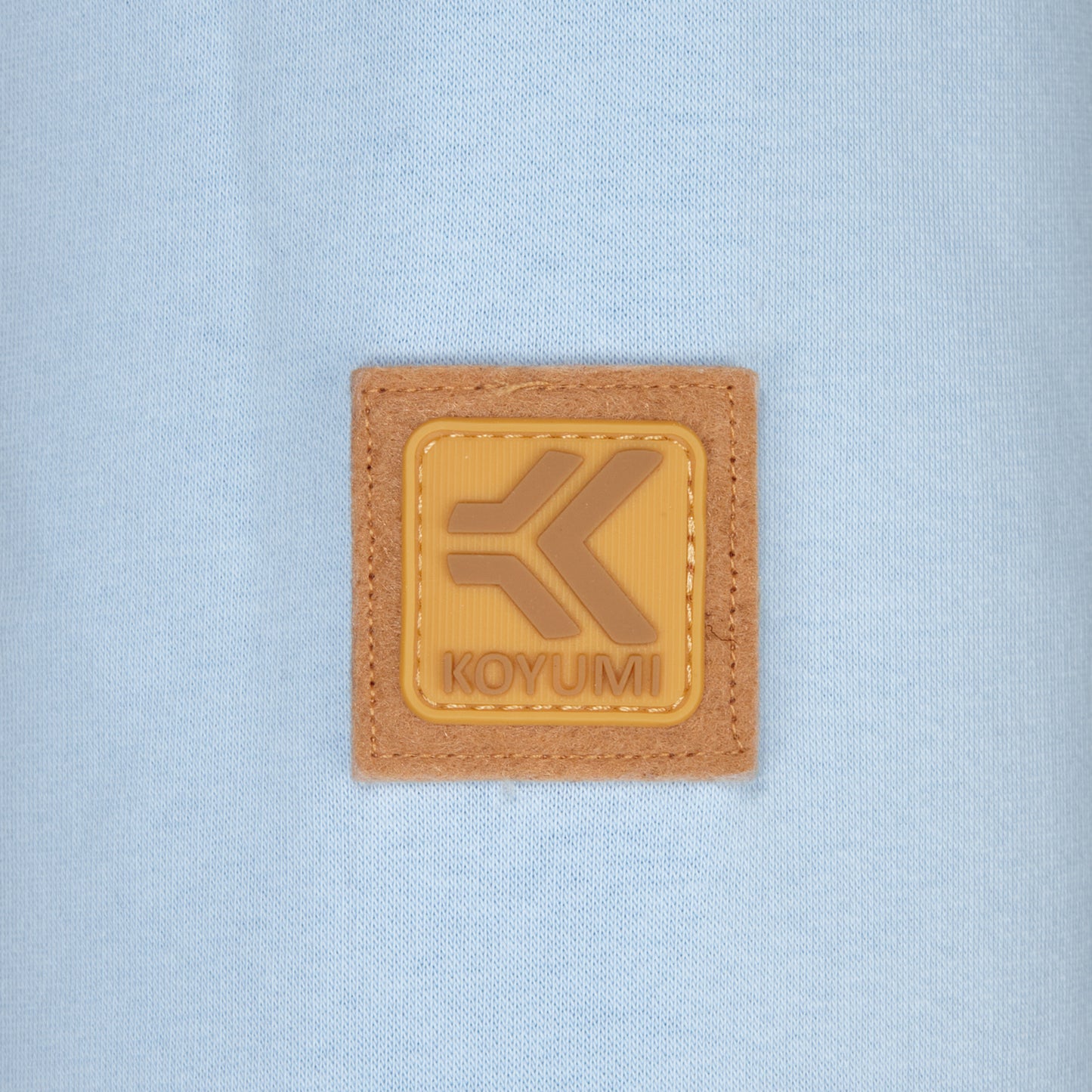 Hoher Kragen Oversize Hoodie - BABY BLAU