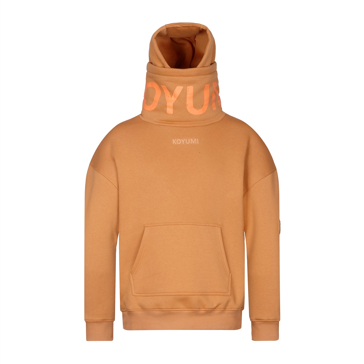 Hoher Kragen Oversize Hoodie