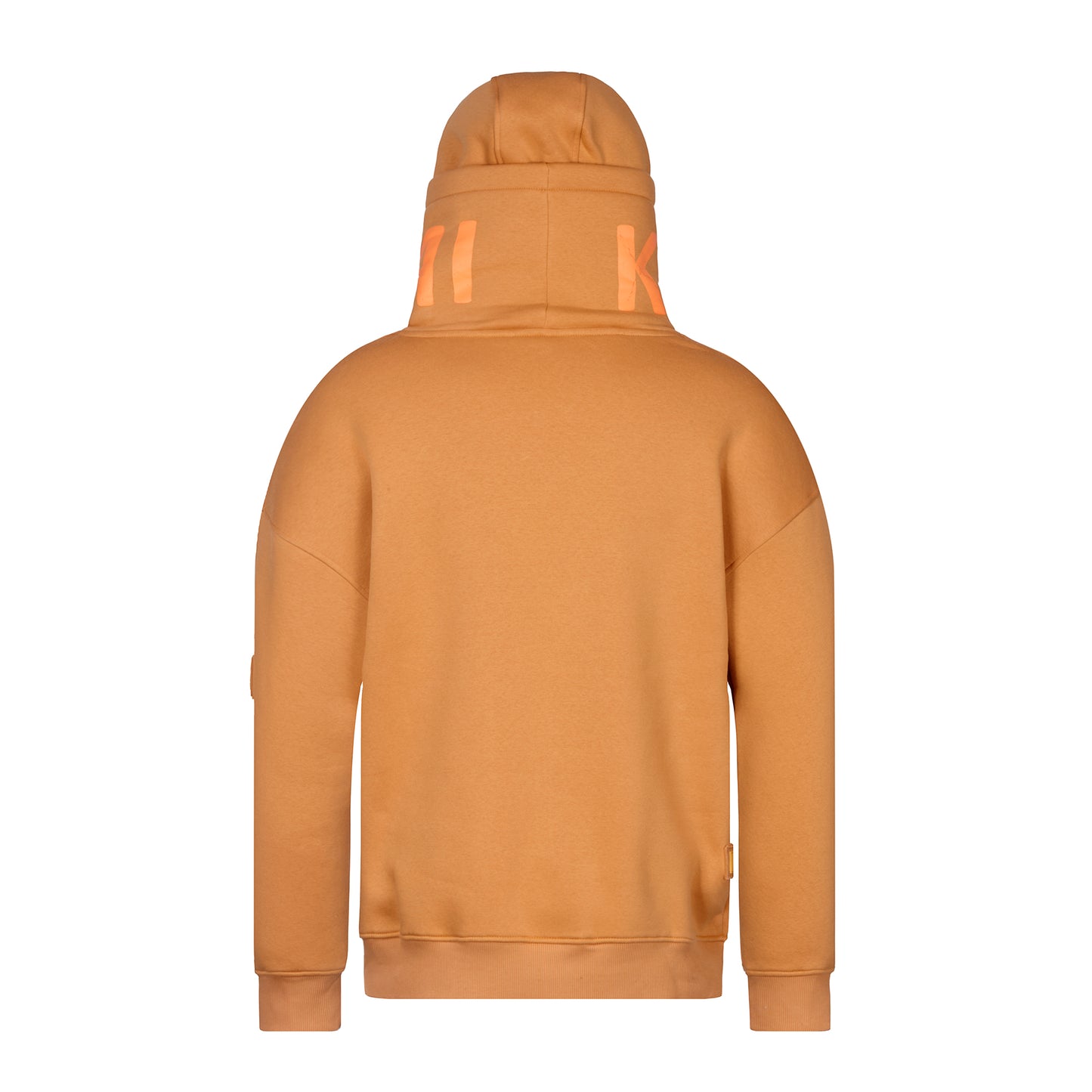 Hoher Kragen Oversize Hoodie - Timber