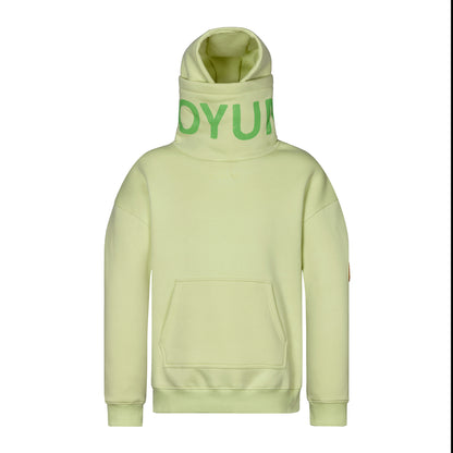 Hoher Kragen Oversize Hoodie