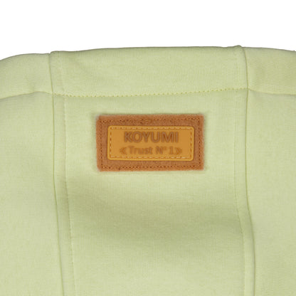 Hoher Kragen Oversize Hoodie - L.GREEN