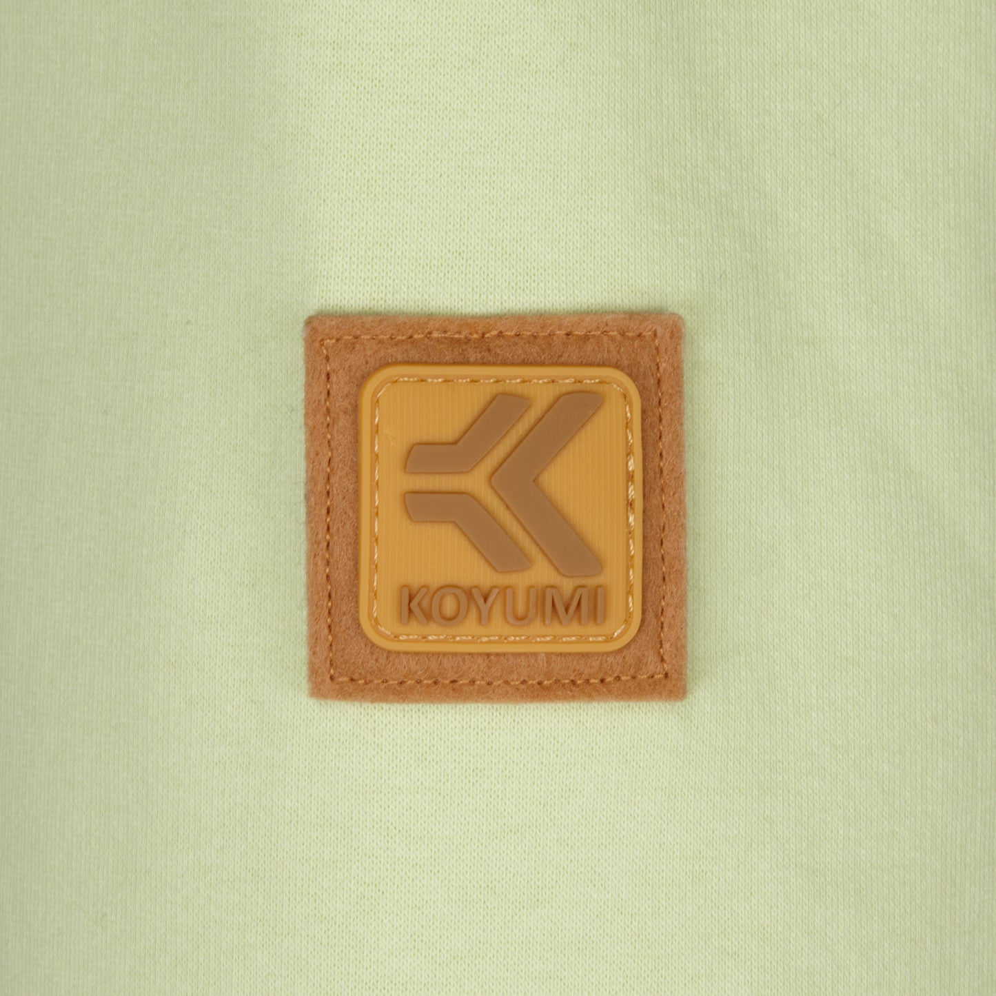 Hoher Kragen Oversize Hoodie - L.GREEN