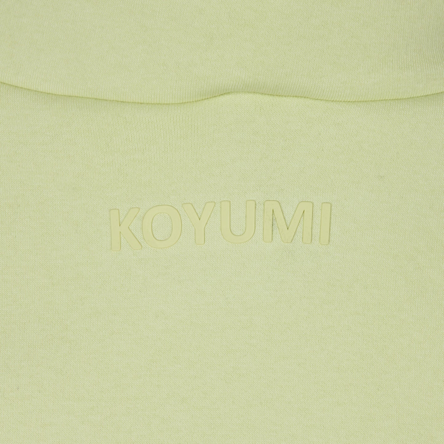 Hoher Kragen Oversize Hoodie - L.GREEN