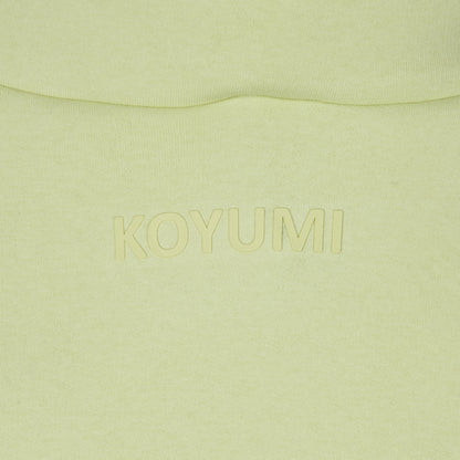 Hoher Kragen Oversize Hoodie - L.GREEN