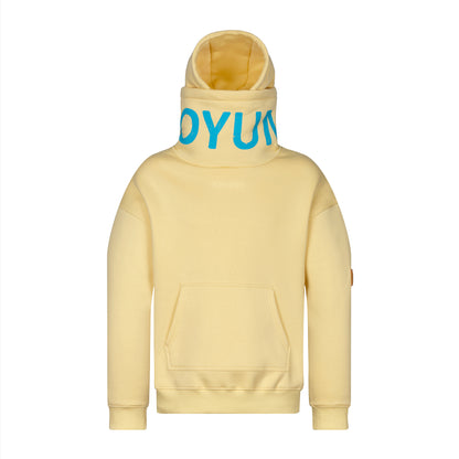 Hoher Kragen Oversize Hoodie