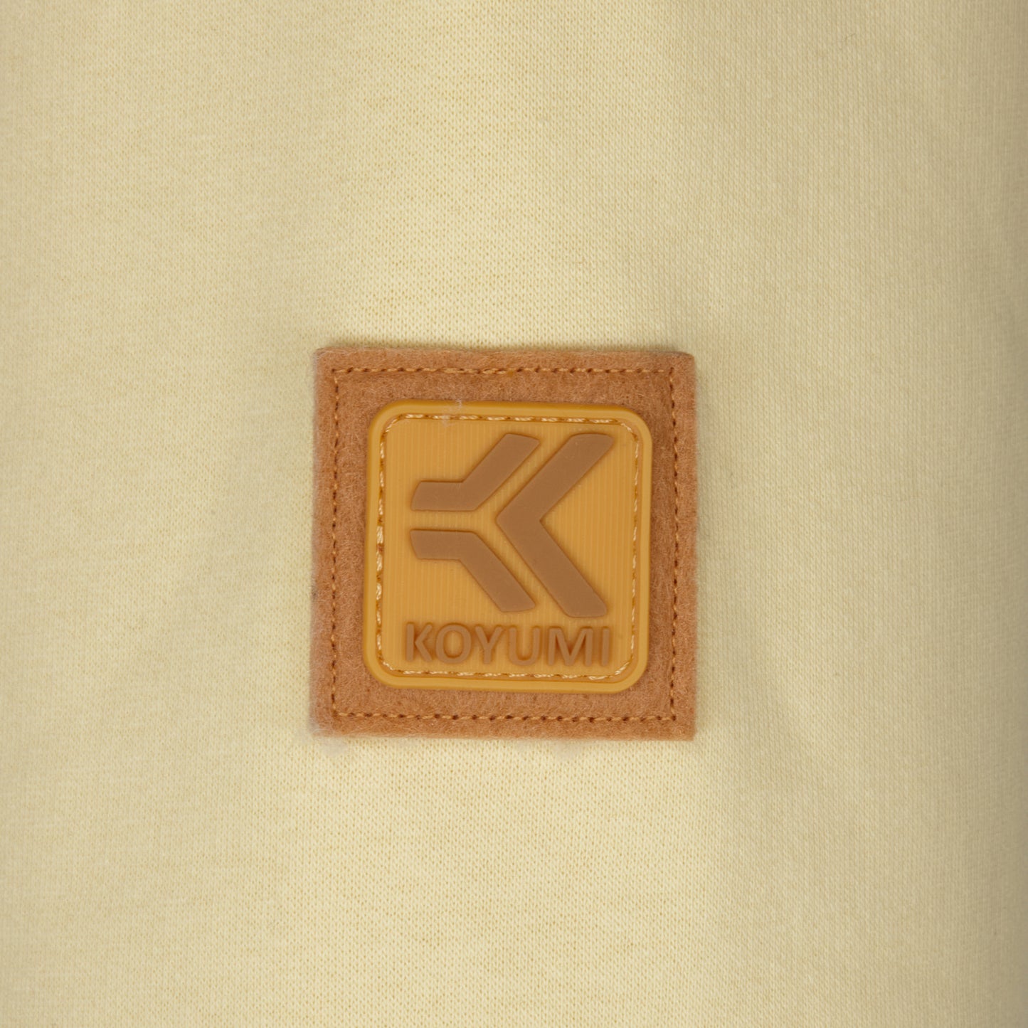 Hoher Kragen Oversize Hoodie - Yellow