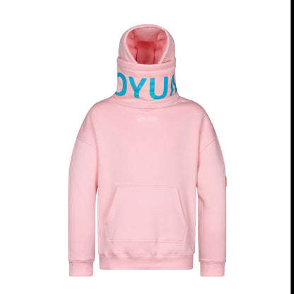 Hoher Kragen Oversize Hoodie