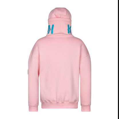 Hoher Kragen Oversize Hoodie - M.PIGGY