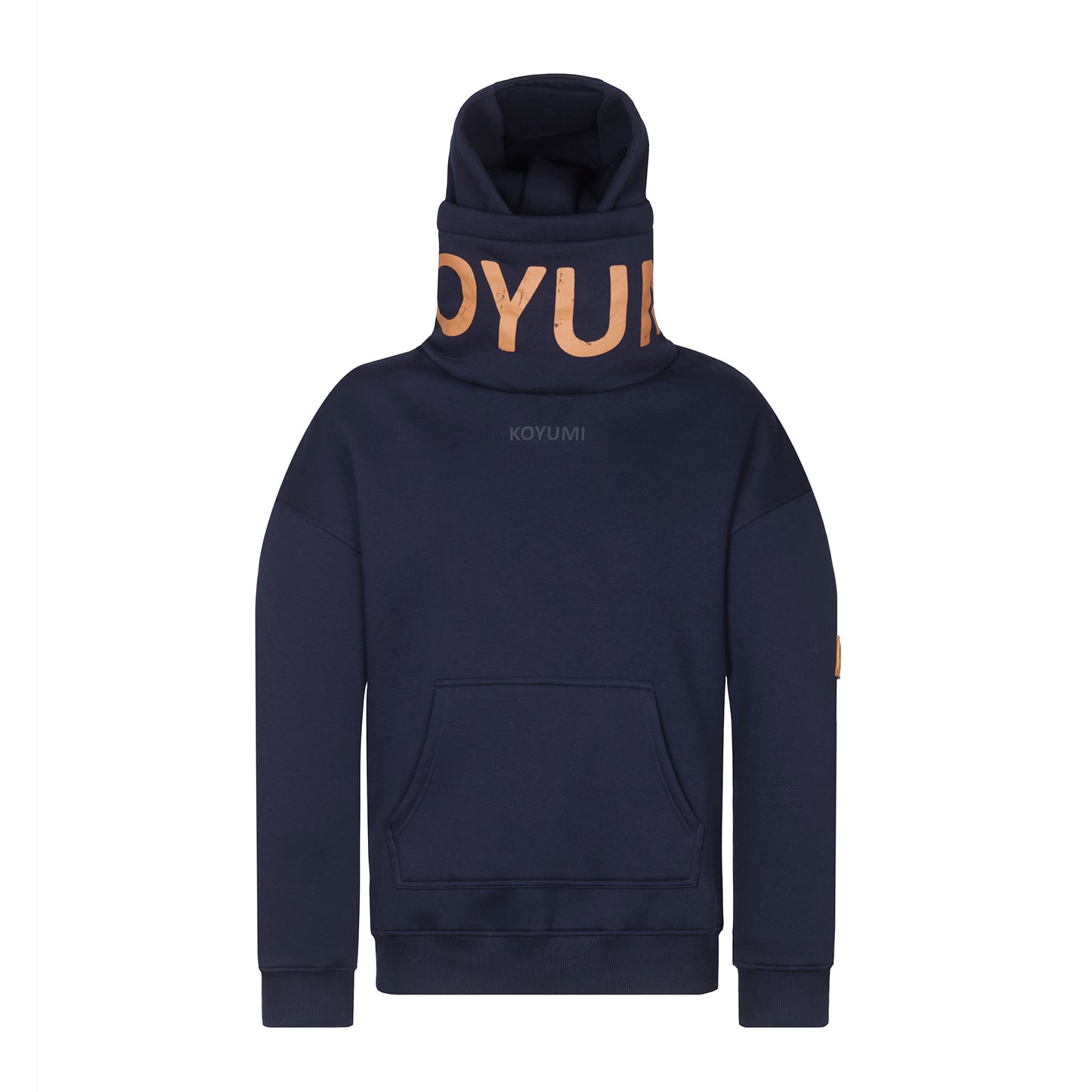 Hoher Kragen Oversize Hoodie