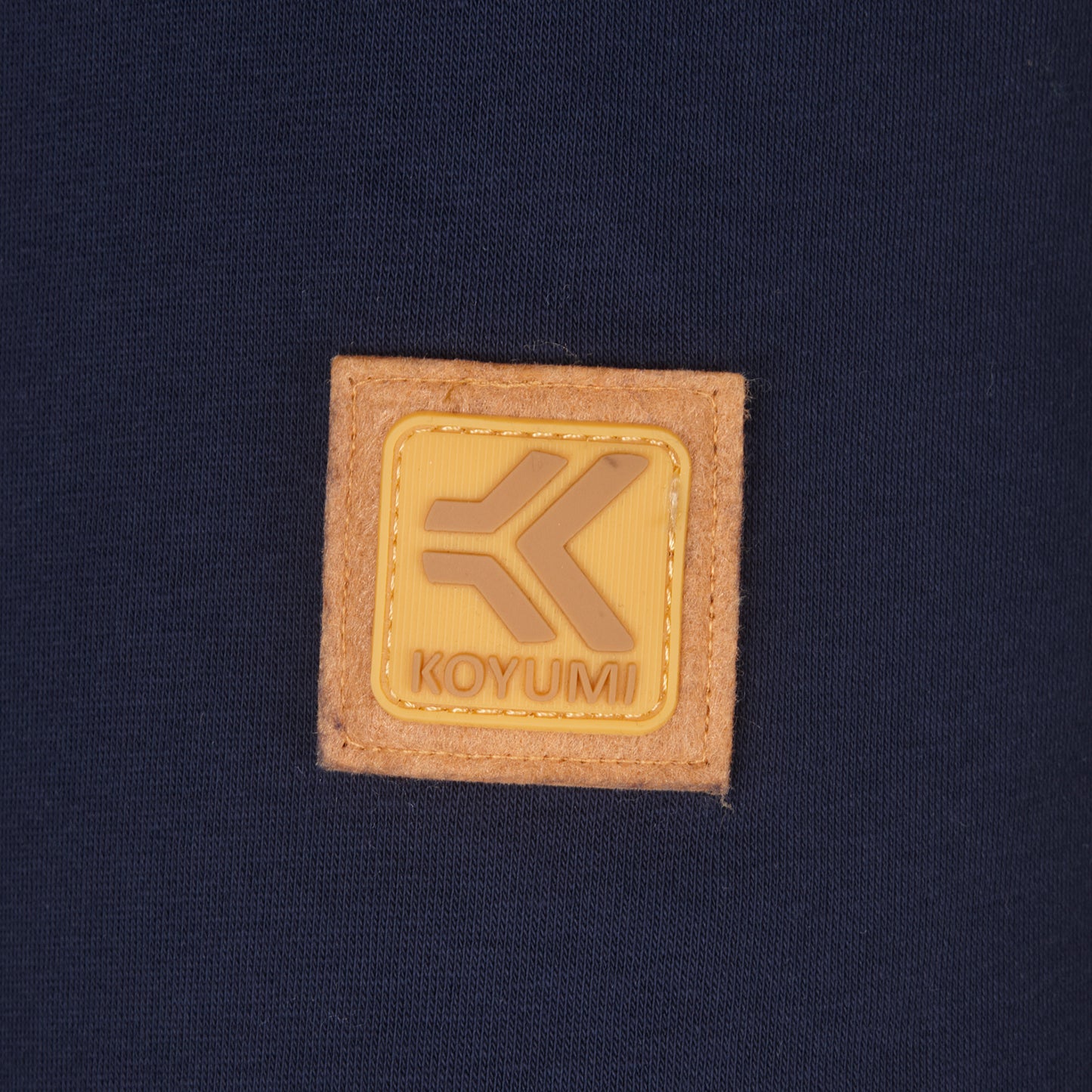 Hoher Kragen Oversize Hoodie - NAVY