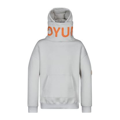 Hoher Kragen Oversize Hoodie