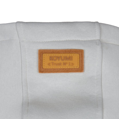 Hoher Kragen Oversize Hoodie - STONEGREY