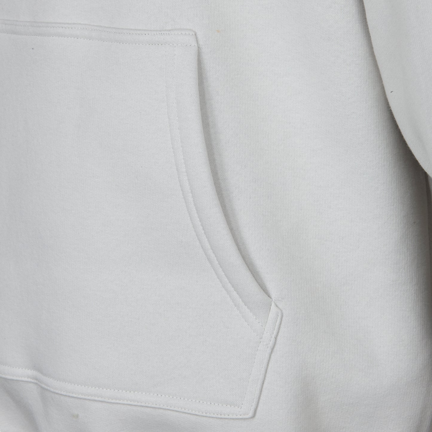 Hoher Kragen Oversize Hoodie - STONEGREY