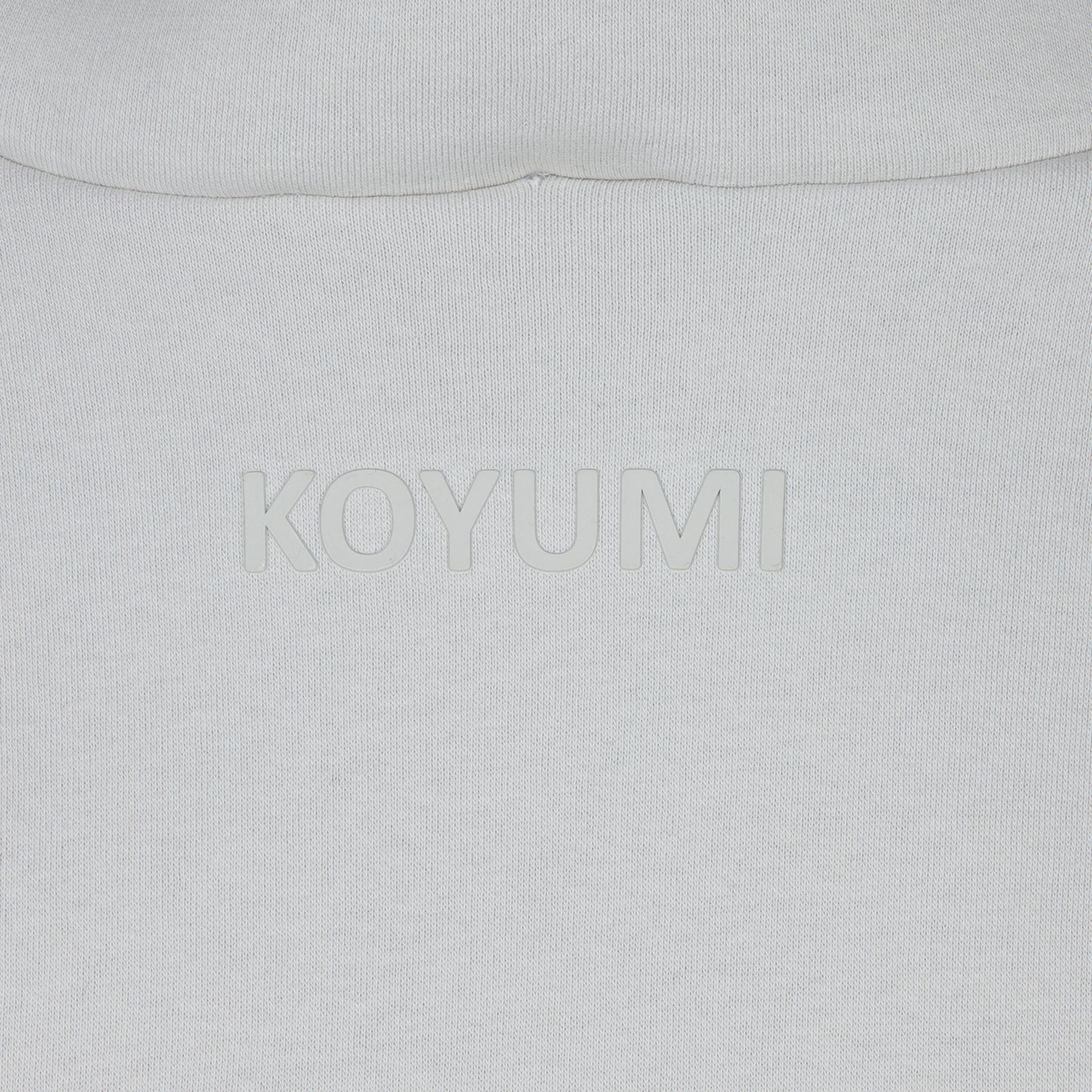 Hoher Kragen Oversize Hoodie - STONEGREY