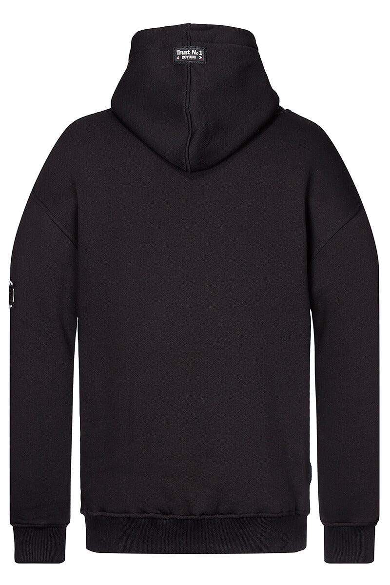 Kragen mit Reißverschluss Hoodie