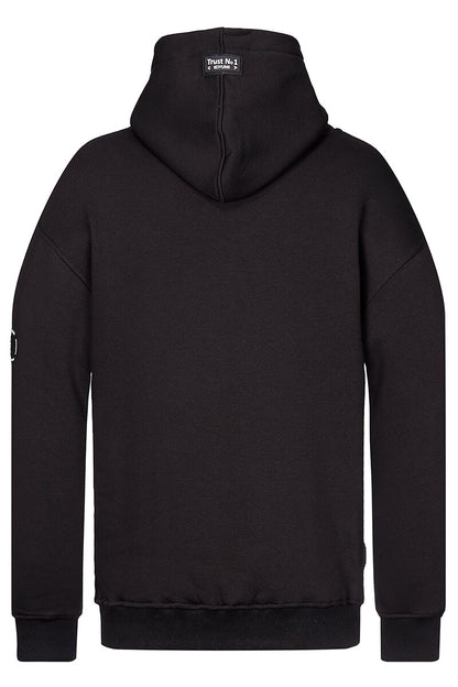 Kragen mit Reißverschluss Hoodie