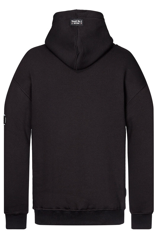 Kragen mit Reißverschluss Hoodie