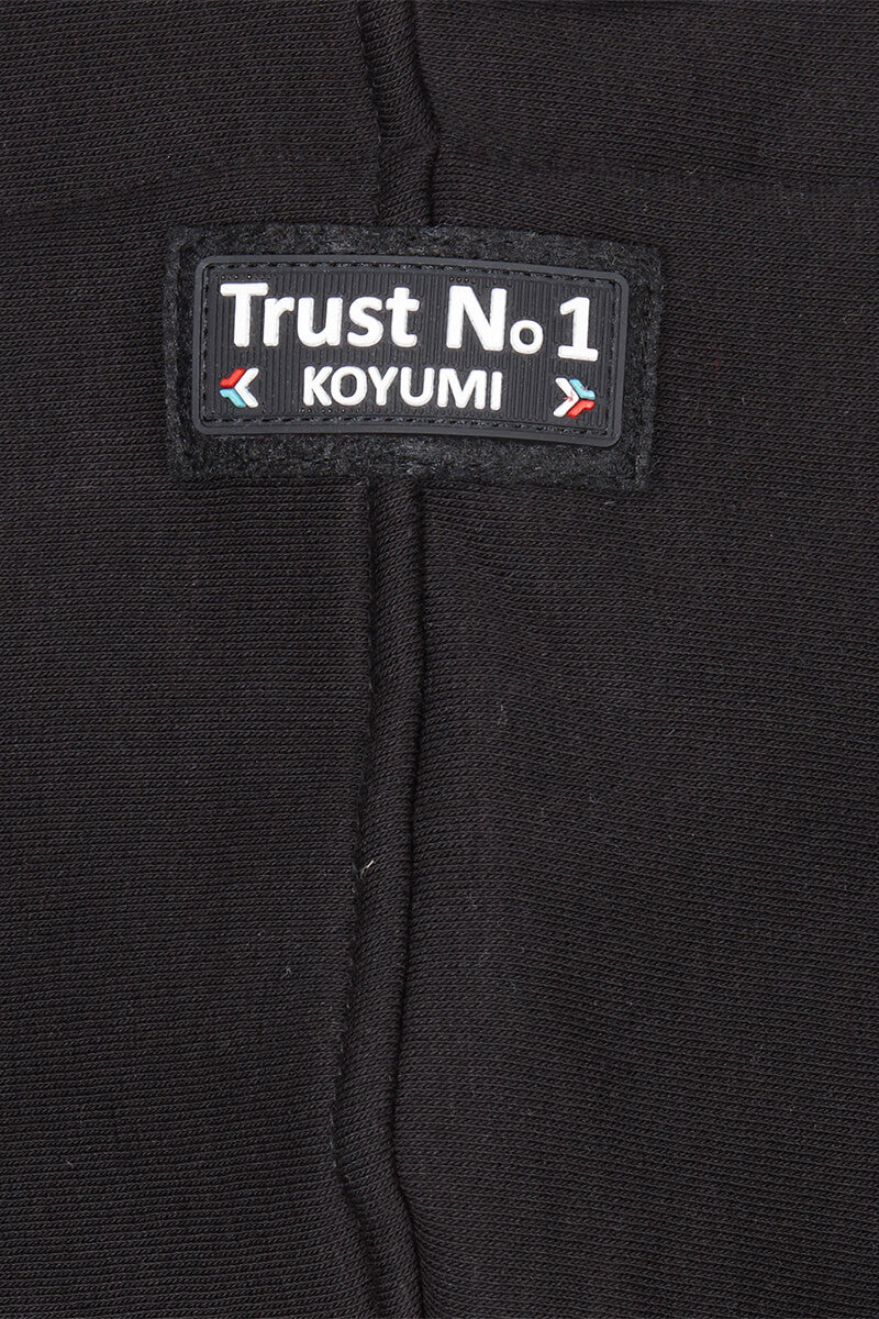 Kragen mit Reißverschluss Hoodie