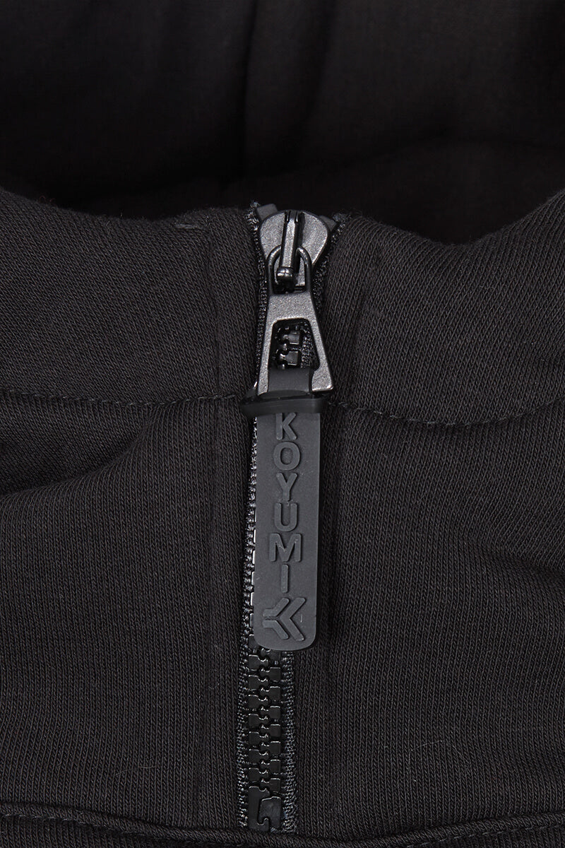 Kragen mit Reißverschluss Hoodie