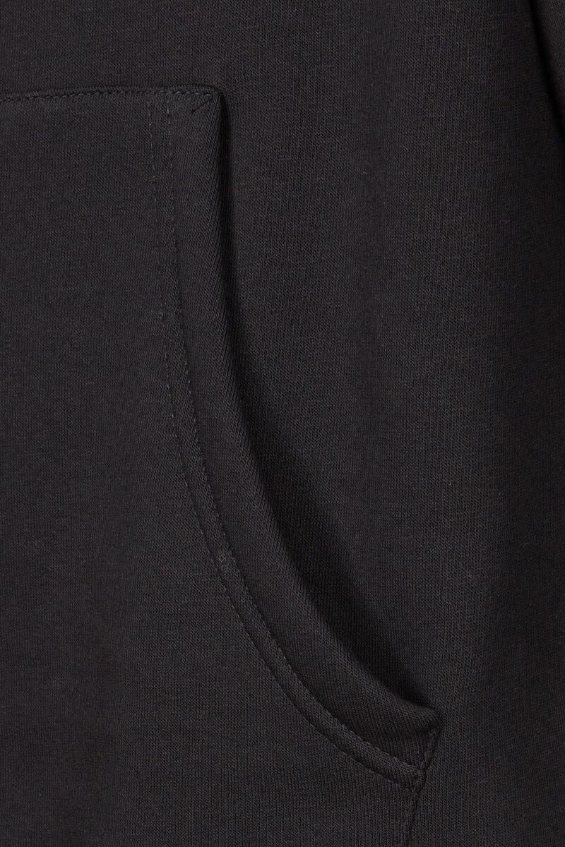 Kragen mit Reißverschluss Hoodie