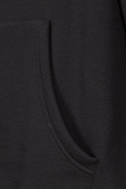 Kragen mit Reißverschluss Hoodie