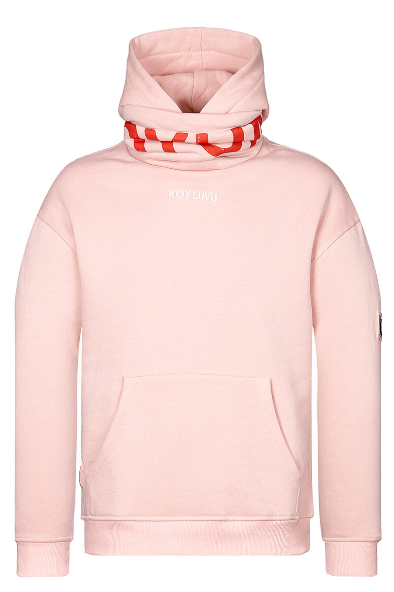 Hoher Kragen Oversize Hoodie