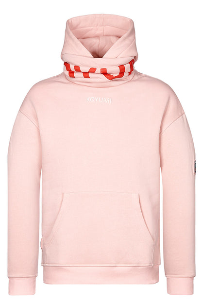 Hoher Kragen Oversize Hoodie