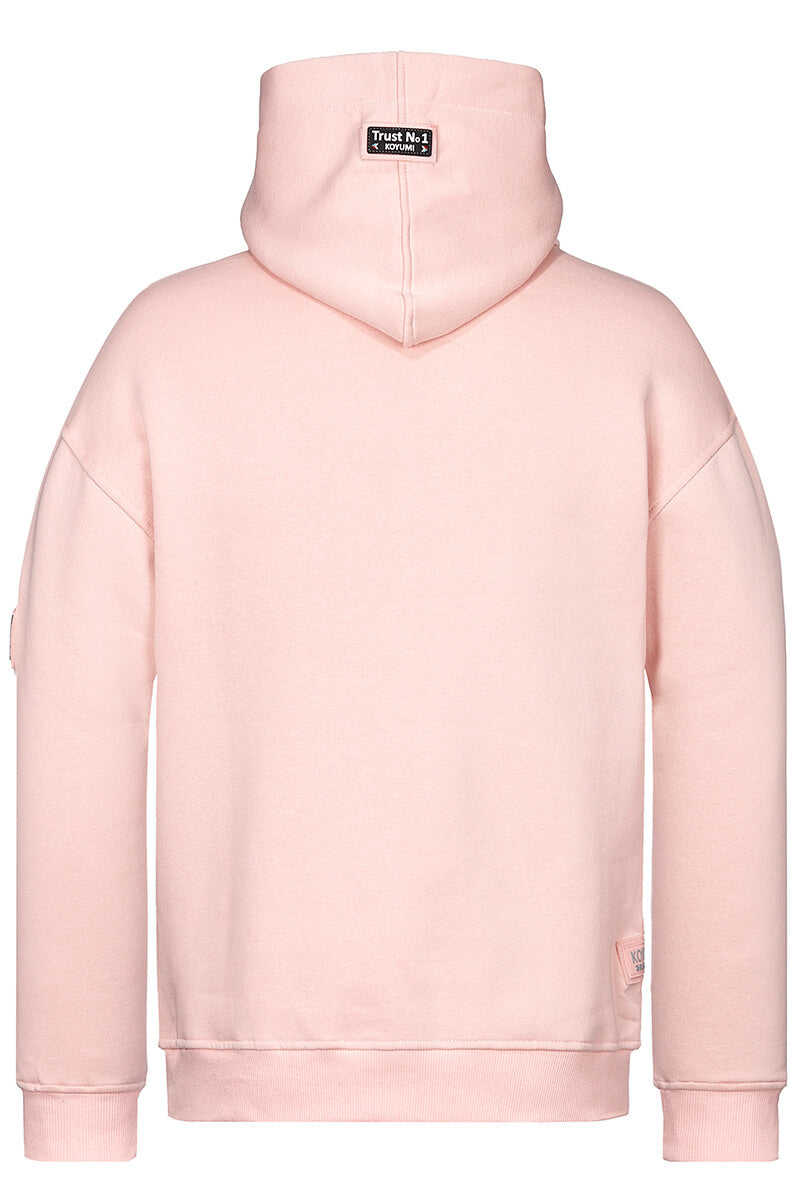 Hoher Kragen Oversize Hoodie