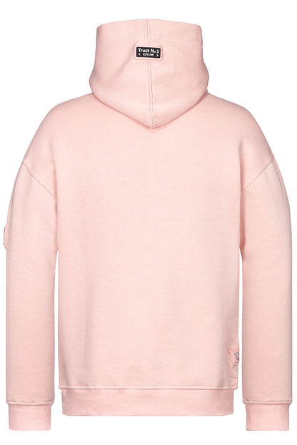 Hoher Kragen Oversize Hoodie