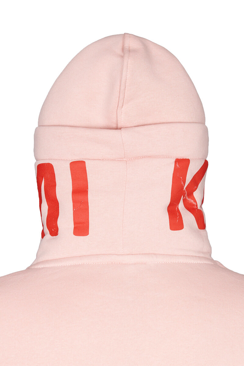 Hoher Kragen Oversize Hoodie