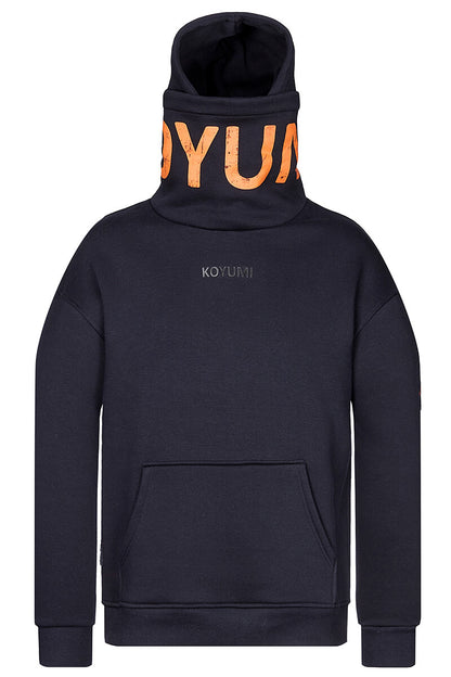 Hoher Kragen Oversize Hoodie