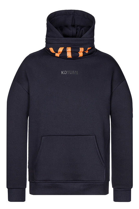 Hoher Kragen Oversize Hoodie