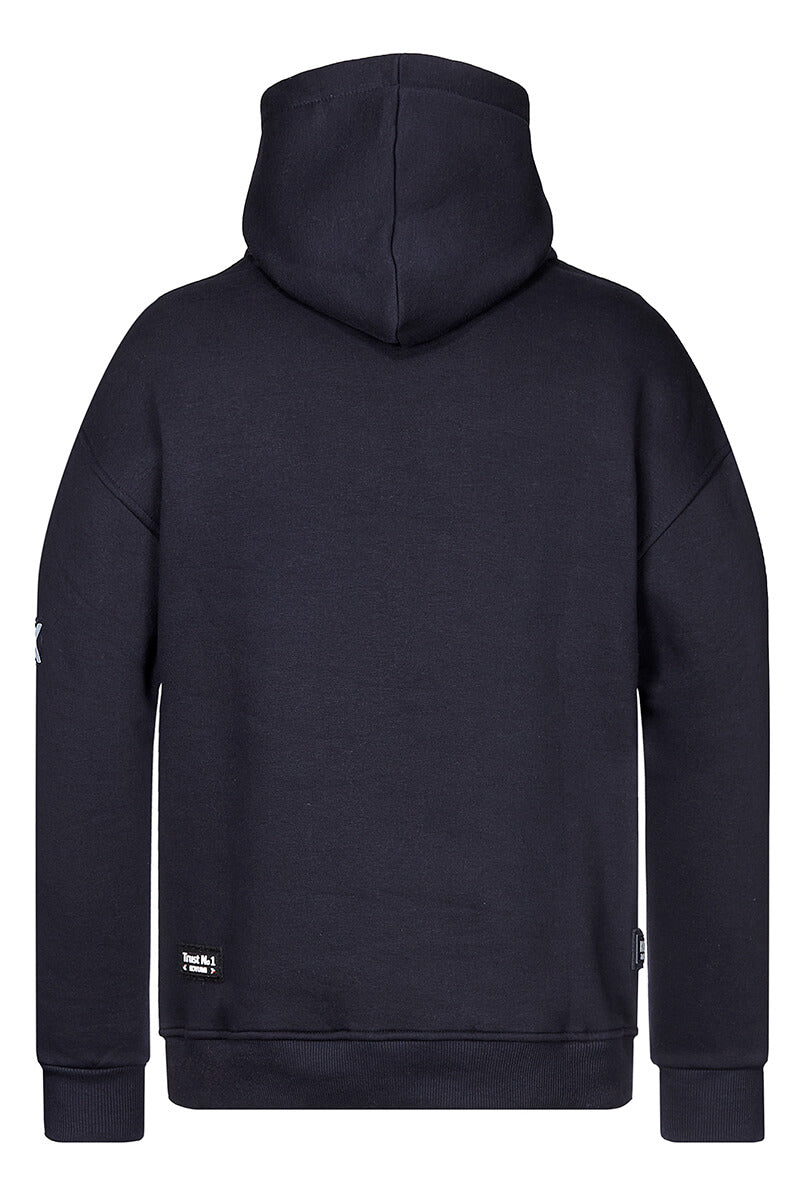 Hoher Kragen Oversize Hoodie
