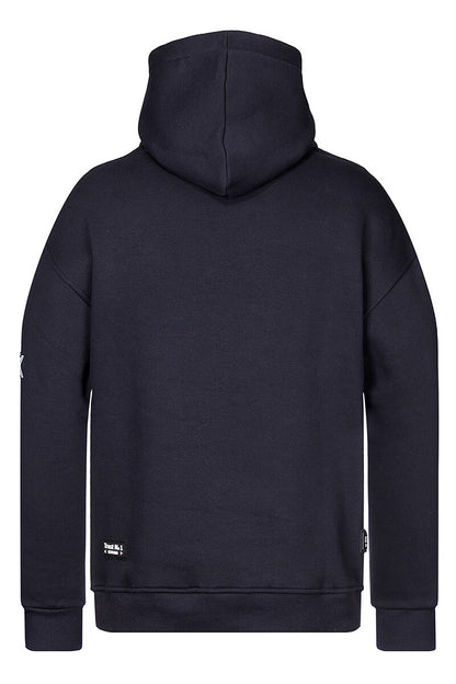 Hoher Kragen Oversize Hoodie