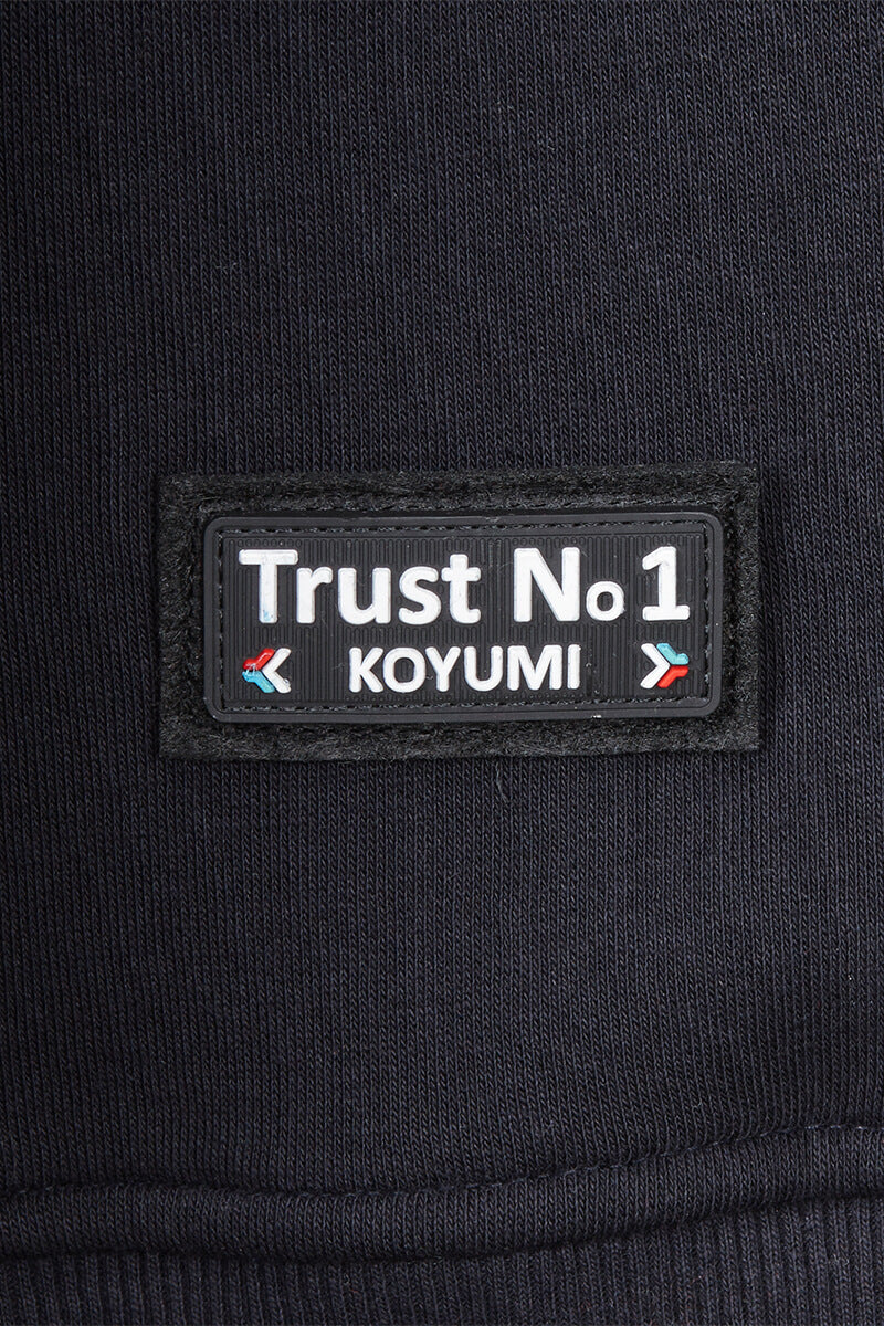 Hoher Kragen Oversize Hoodie