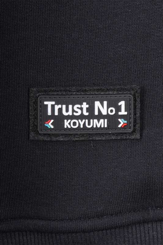 Hoher Kragen Oversize Hoodie