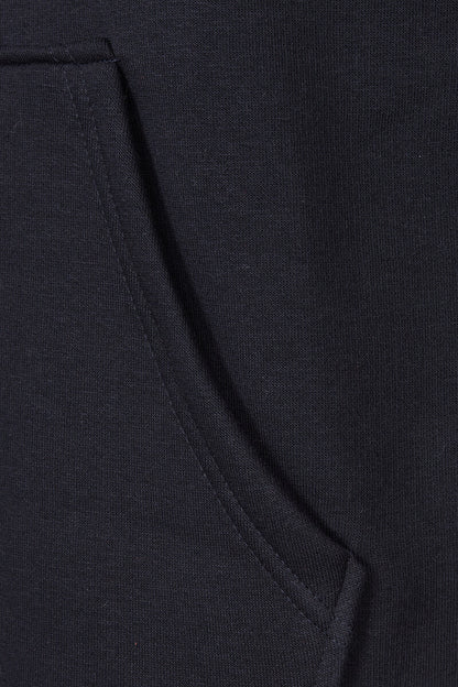 Hoher Kragen Oversize Hoodie