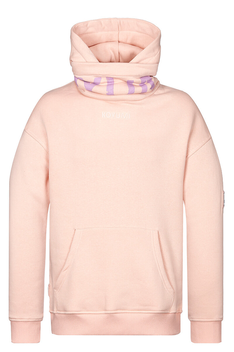 Hoher Kragen Oversize Hoodie