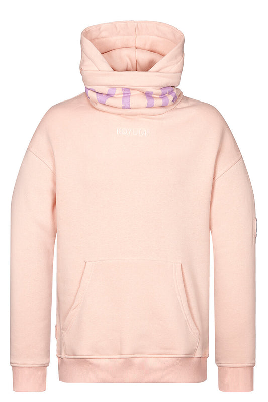 Hoher Kragen Oversize Hoodie